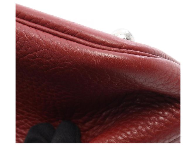 Hermès Borsa Hermes Bolide 31 in Burgundy Rosso Bordò - vista 8