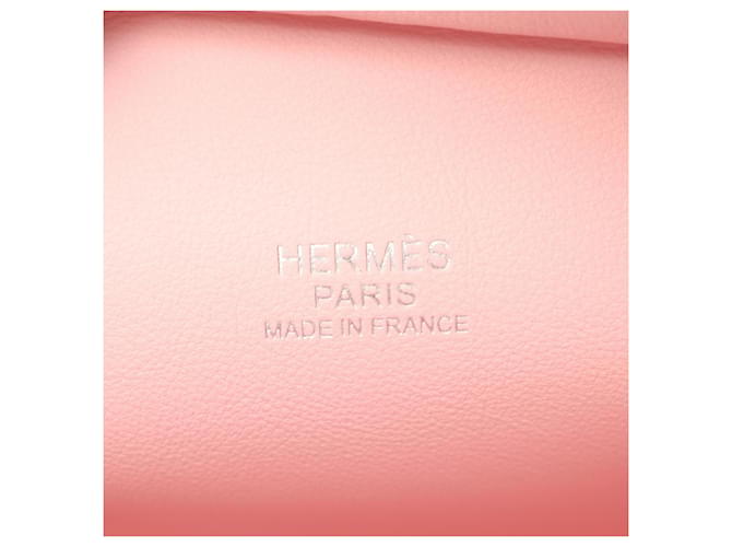 Hermès Borsa Hermes Mini Plume 20 Rose Sakura Rosa - vista 4