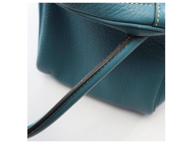 Hermès Borsa a tracolla Hermes Lindy 30 Blu - vista 10