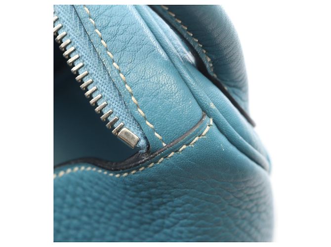 Hermès Borsa a tracolla Hermes Lindy 30 Blu - vista 6