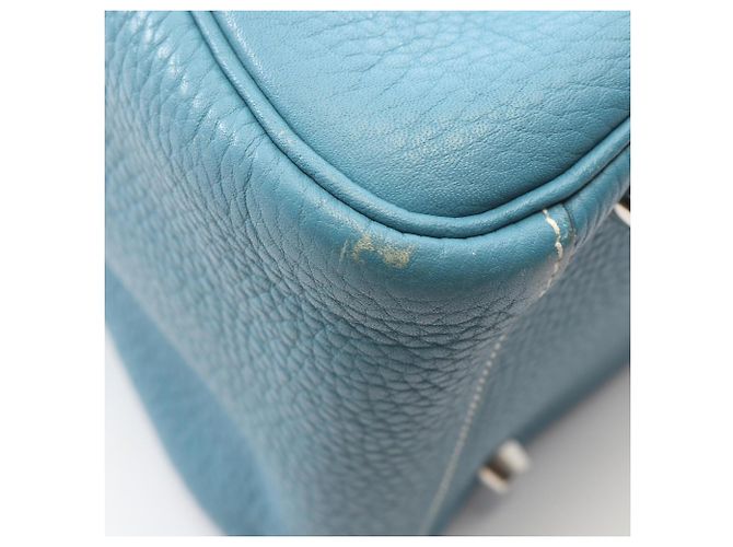 Hermès Borsa a tracolla Hermes Lindy 30 Blu - vista 8