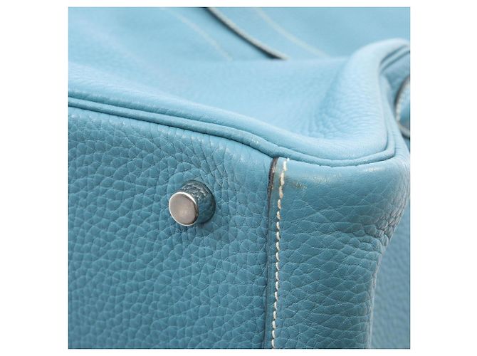 Hermès Borsa a tracolla Hermes Lindy 30 Blu - vista 9