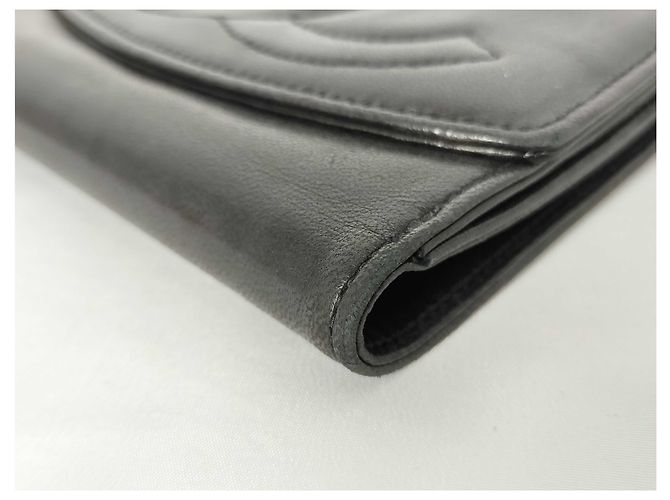 Cartera Bifold Caviar CC Timeless de Chanel Negro - vista 3