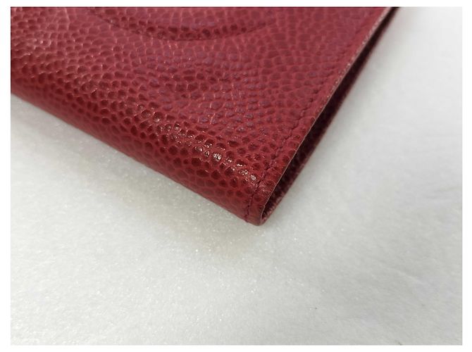 Chanel Timeless CC French Caviar Small Rosso - vista 4