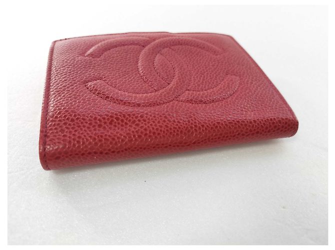 Chanel Timeless CC French Caviar Small Rosso - vista 5