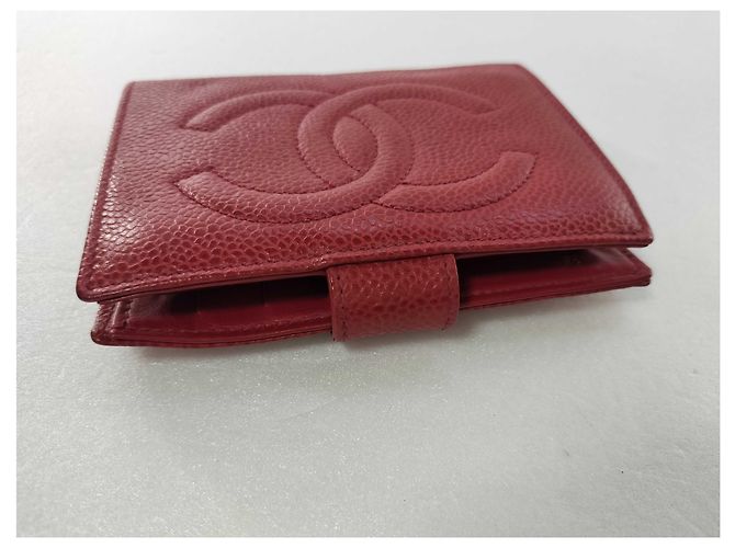 Chanel Timeless CC French Caviar Small Rosso - vista 6