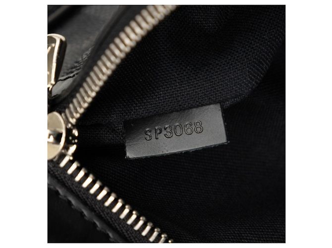 Borsa a tracolla Louis Vuitton Damier Graphite Daniel MM Nero - vista 6