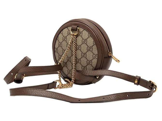 Mini mochila Gucci GG Supreme Sherry Line Ophidia - vista 2