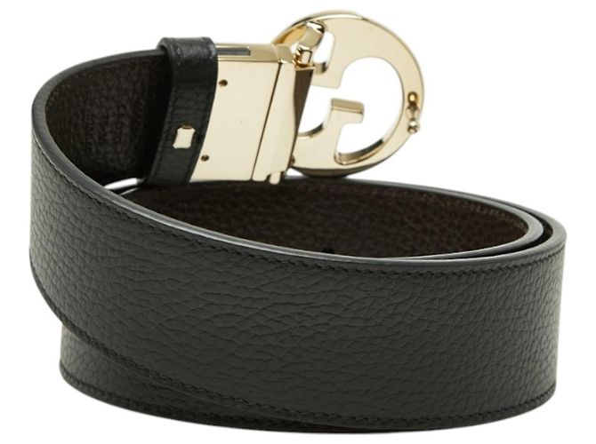 Gucci Interlocking G Reversible Belt Black - view 3