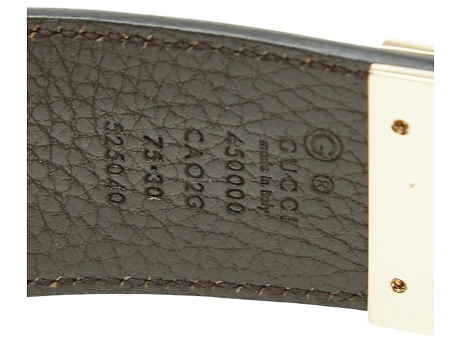 Gucci Interlocking G Reversible Belt Black - view 5