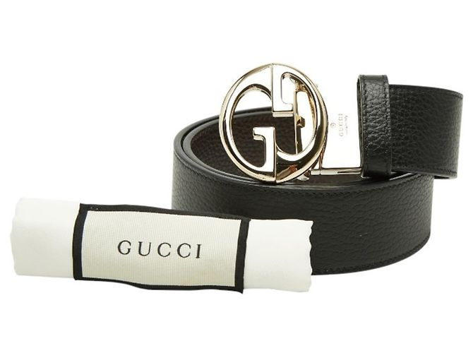 Gucci Interlocking G Reversible Belt Black - view 6