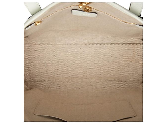 Borsa Tote Loewe Heritage Bianco - vista 4