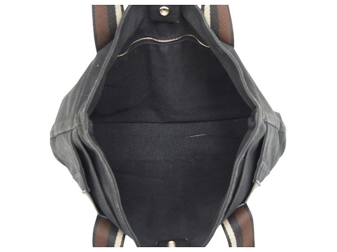 Hermès Borsa Tote Hermes Troca Horizontal MM Nero - vista 8