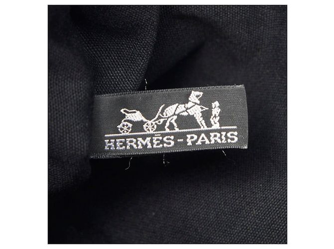 Hermès Borsa Tote Hermes Troca Horizontal MM Nero - vista 9