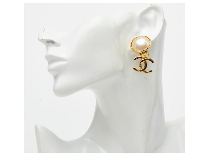 Timeless Orecchini Chanel Coco Mark Vintage Swing D'oro - vista 5