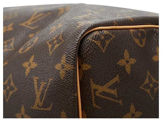 Bolsa de mão Speedy 30 Monograma Louis Vuitton Marrom - vista 5