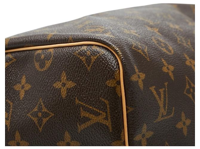 Bolsa de mão Speedy 30 Monograma Louis Vuitton Marrom - vista 6