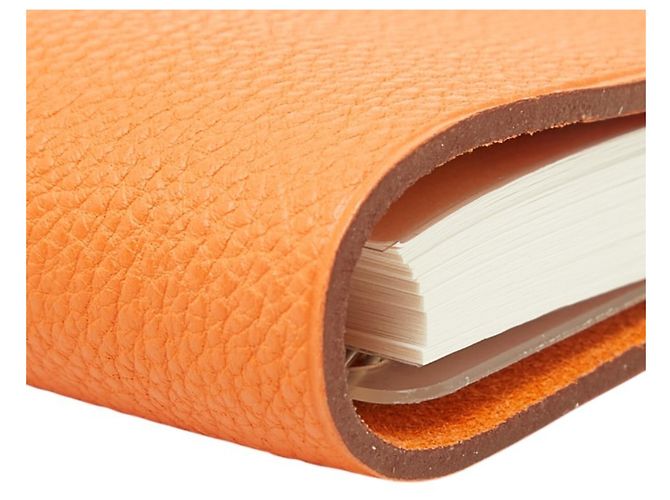 Hermès Capa de Planner Hermes Ulysses Mini Laranja - vista 4