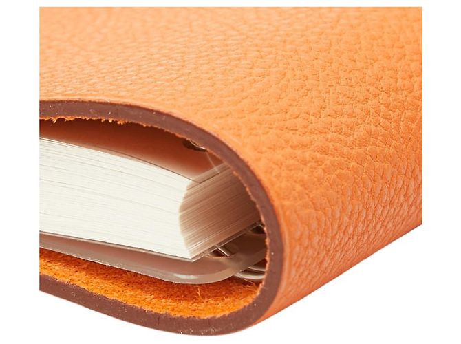 Hermès Capa de Planner Hermes Ulysses Mini Laranja - vista 5