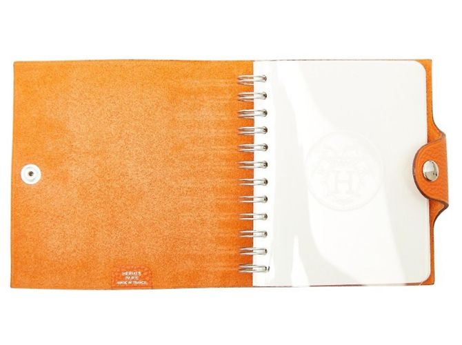 Hermès Capa de Planner Hermes Ulysses Mini Laranja - vista 8