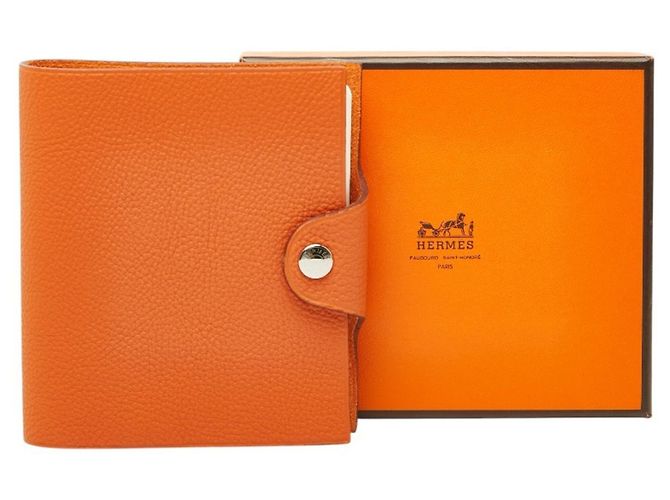 Hermès Capa de Planner Hermes Ulysses Mini Laranja - vista 9