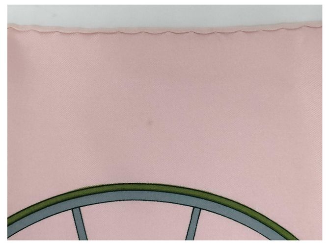 Hermès Hermes Carré 90 Seta multicolore 90 x 90 Rosa - vista 7