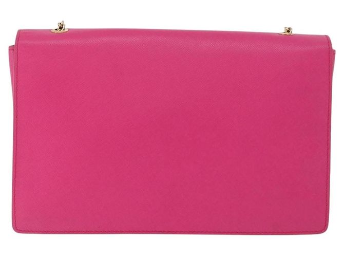 Salvatore Ferragamo Vala Chain Leather Rosa - vista 2