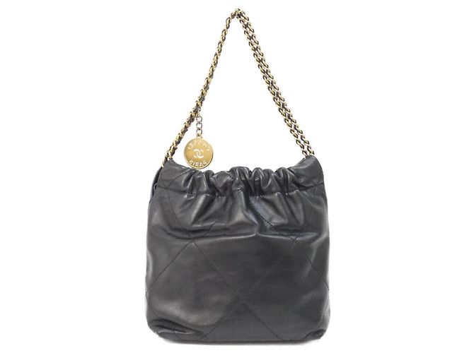 Borsa Chanel 22 Line MINI AS3980 Nero - vista 2