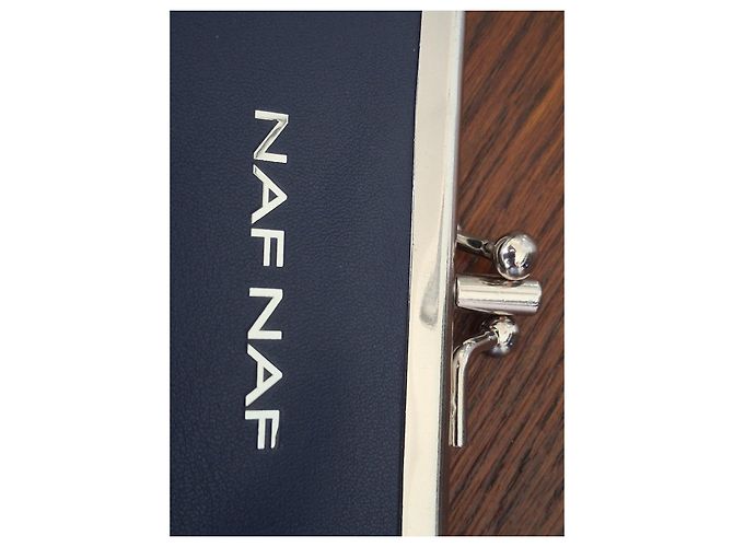 Autre Marque Cartera Naf Naf azul acolchada - vista 3