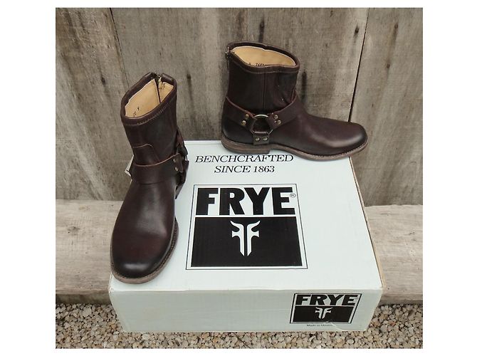 Botines Frye modelo Phillip Harness, estado nuevo Castaño - vista 6