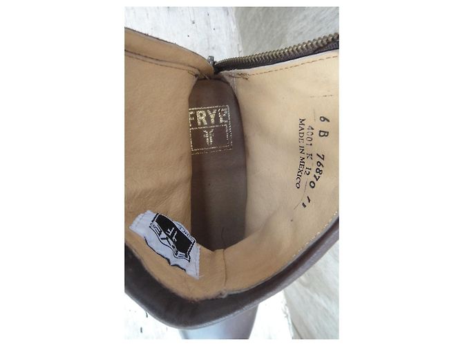 Botines Frye modelo Phillip Harness, estado nuevo Castaño - vista 7