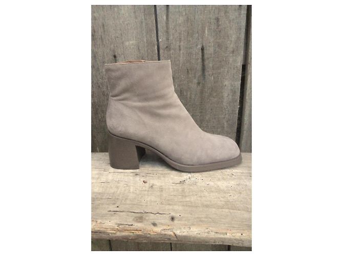 Botines Free Lance de ante Gris - vista 12