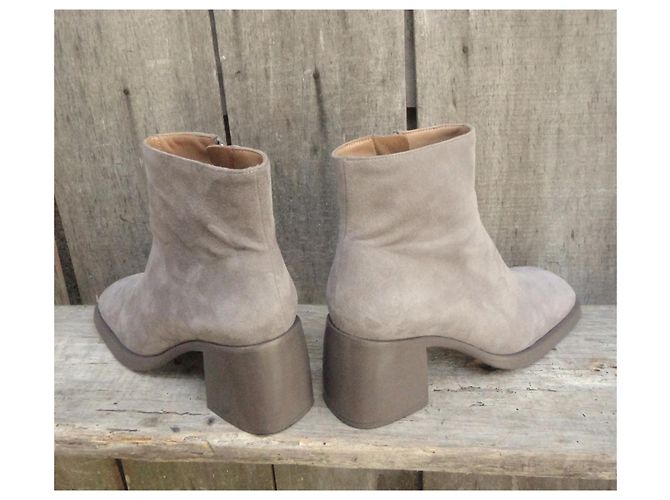 Botines Free Lance de ante Gris - vista 6