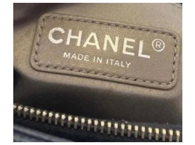 Borsa Tote Chanel Grand Shopping Blu scuro - vista 2