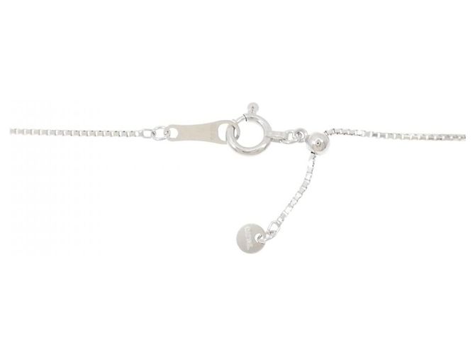 Autre Marque Collana in oro bianco Au750, tanzanite e diamante Argento - vista 5