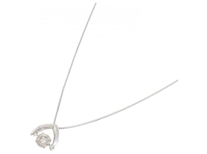 Autre Marque Collana in platino e diamanti Argento - vista 2