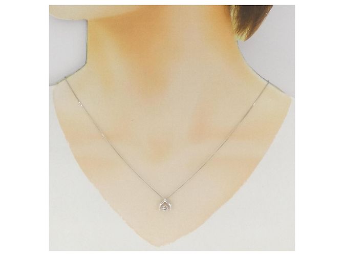 Autre Marque Collana in platino e diamanti Argento - vista 6