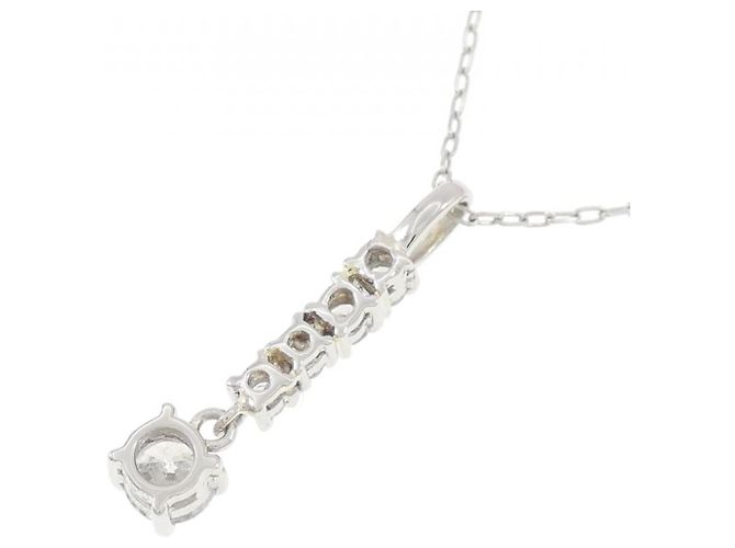 Autre Marque Collana con Diamanti Pt900/Pt850 Argento - vista 4