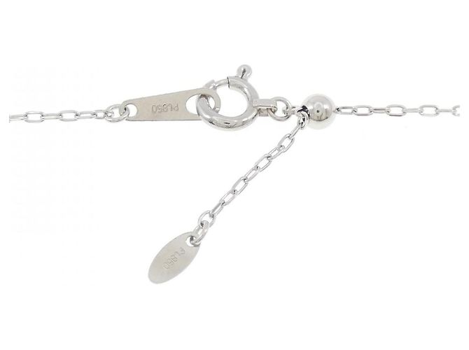 Autre Marque Collana con Diamanti Pt900/Pt850 Argento - vista 5