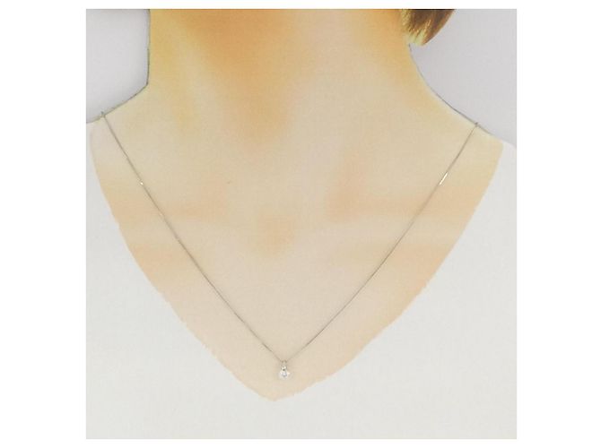 Autre Marque Collana in platino e diamanti Argento - vista 6