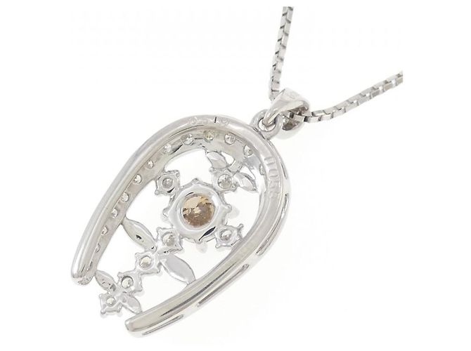 Autre Marque Collana di Diamanti PT900 PT850 Argento - vista 4