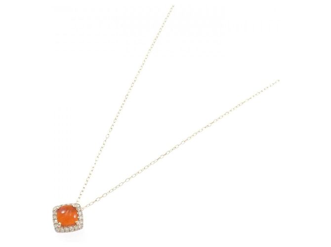 Autre Marque Collar de Ágata y Diamante Au750 Rosa - vista 2