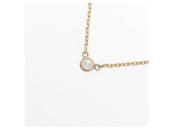 Autre Marque Colar de diamante Au750 Dourado - vista 4