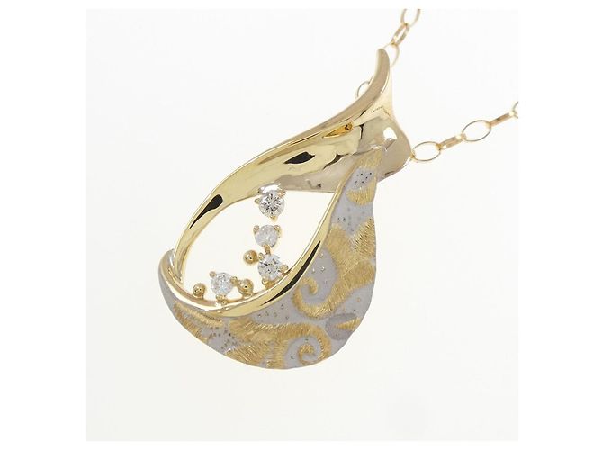 Autre Marque Collana con pendente in Au750 e diamante D'oro - vista 3