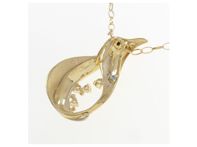 Autre Marque Collana con pendente in Au750 e diamante D'oro - vista 4