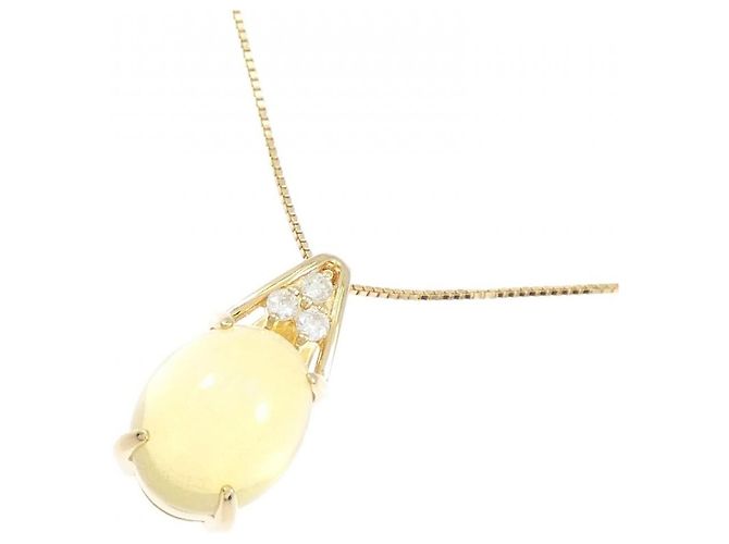 Autre Marque Collana in Oro Au750 con Opale e Diamante D'oro - vista 3