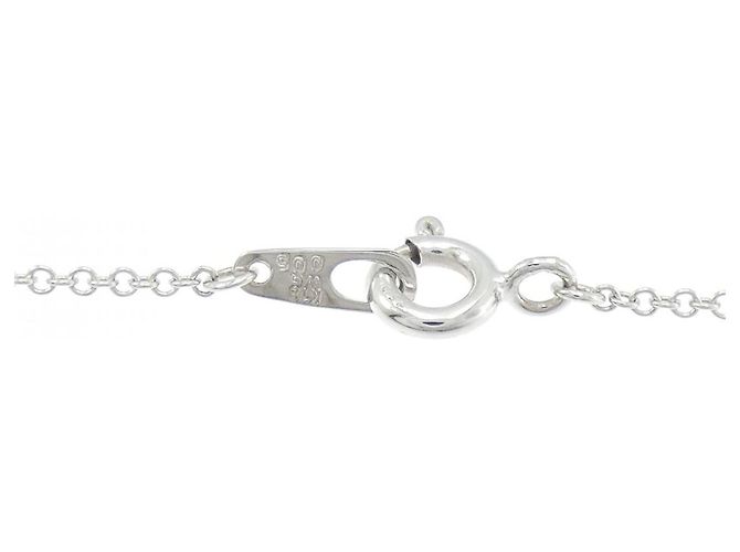 Autre Marque Collana Flower in Diamanti Au750 Argento - vista 7