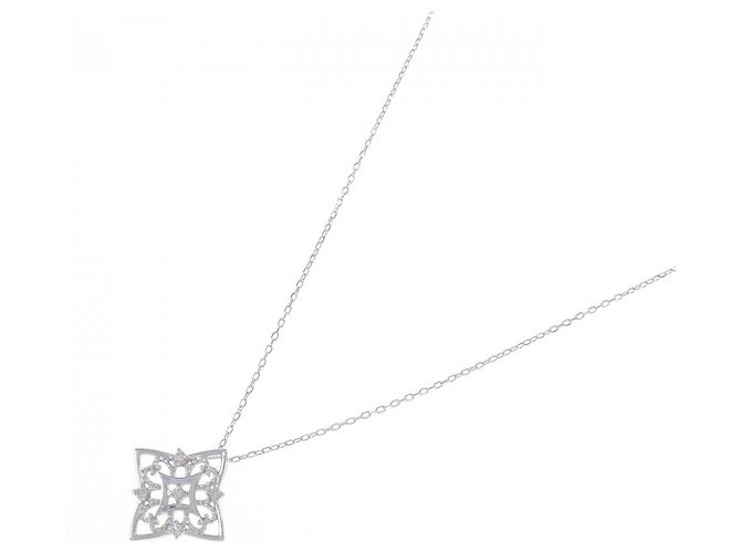 Autre Marque Collana in oro bianco 10K e diamanti Argento - vista 2