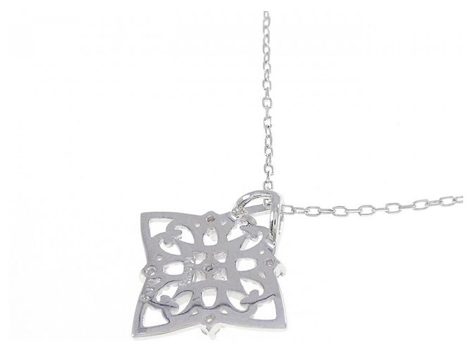 Autre Marque Collana in oro bianco 10K e diamanti Argento - vista 4
