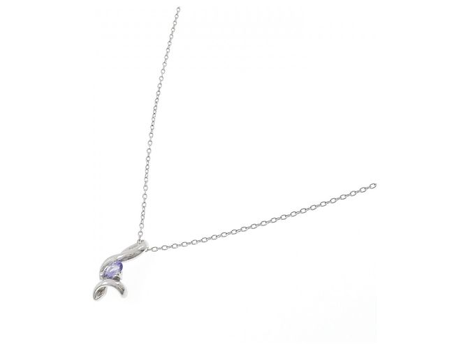 Autre Marque Collana in Platino Tanzanite Pt900/Pt850 Argento - vista 2